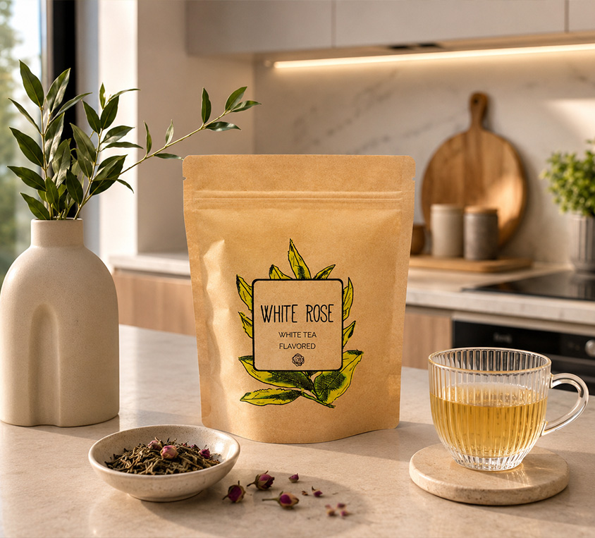 White Rose Leo Tea w opakowaniu doypack